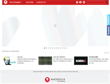 Tablet Screenshot of magnoliatv.es