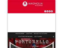 Tablet Screenshot of magnoliatv.it